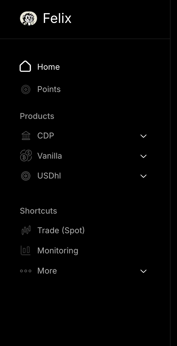 Felix navbar preview